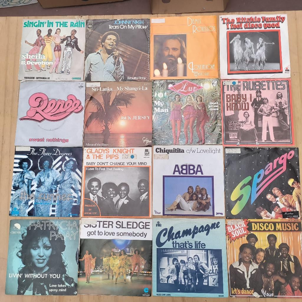 diverse singles 45 t (in zeer goede staat), Enlèvement ou Envoi, Single, Autres genres, Utilisé