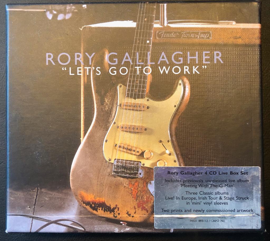 RORY GALLAGHER - Let's go to work ( 4CD Boxset ), Verzenden, Zo goed als nieuw, Poprock