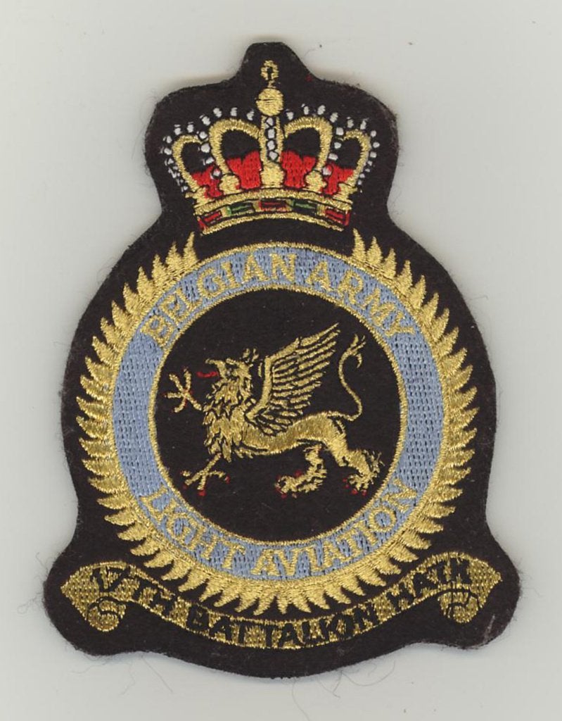 BAF luchtmacht patch 17 Battalion HATK A-109 Bierset velcro, Verzenden, Luchtmacht, Embleem of Badge