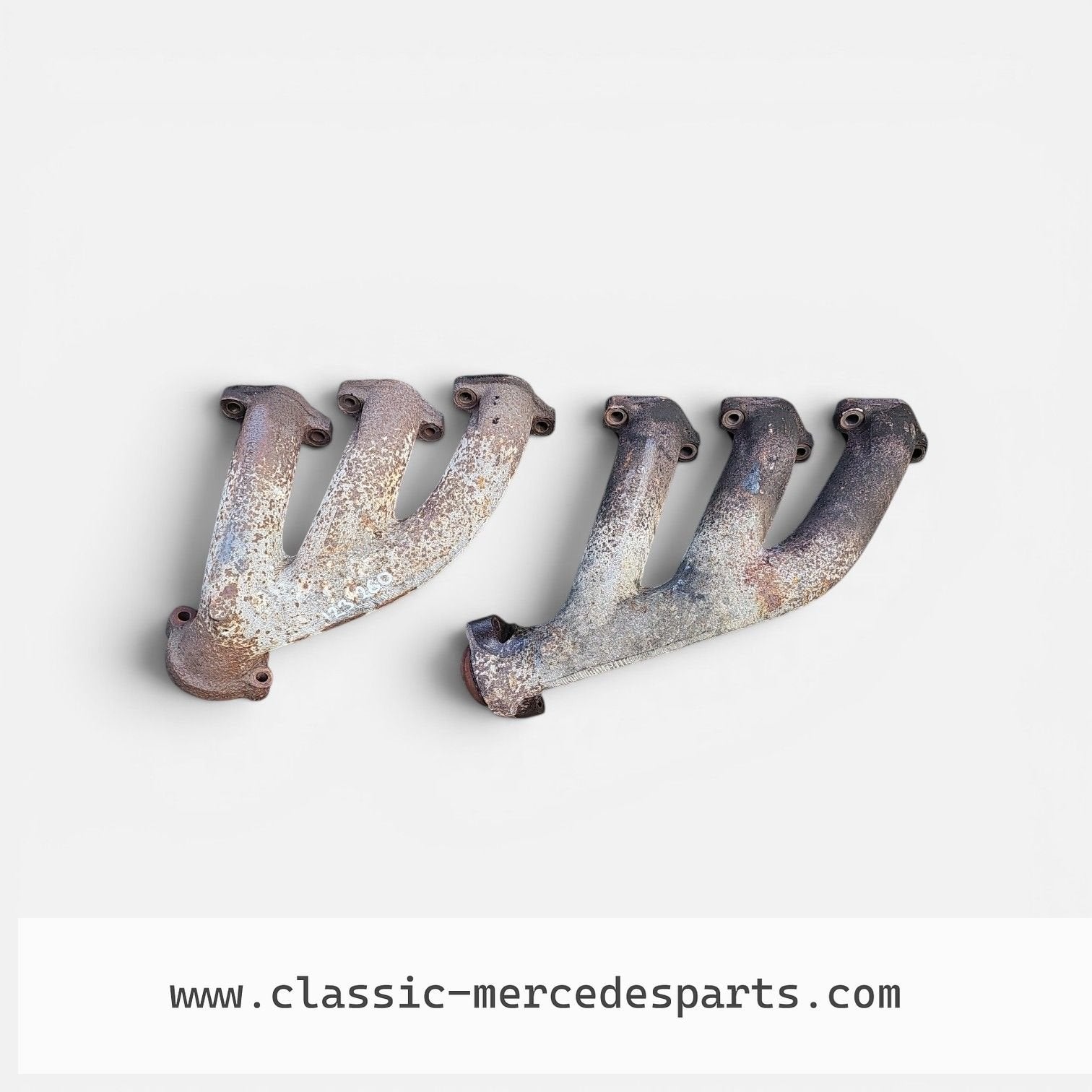2x Uitlaatspruitstuk Mercedes 280 M110 w123, Autos : Pièces & Accessoires, Systèmes d'échappement, Utilisé, -, -, Enlèvement ou Envoi