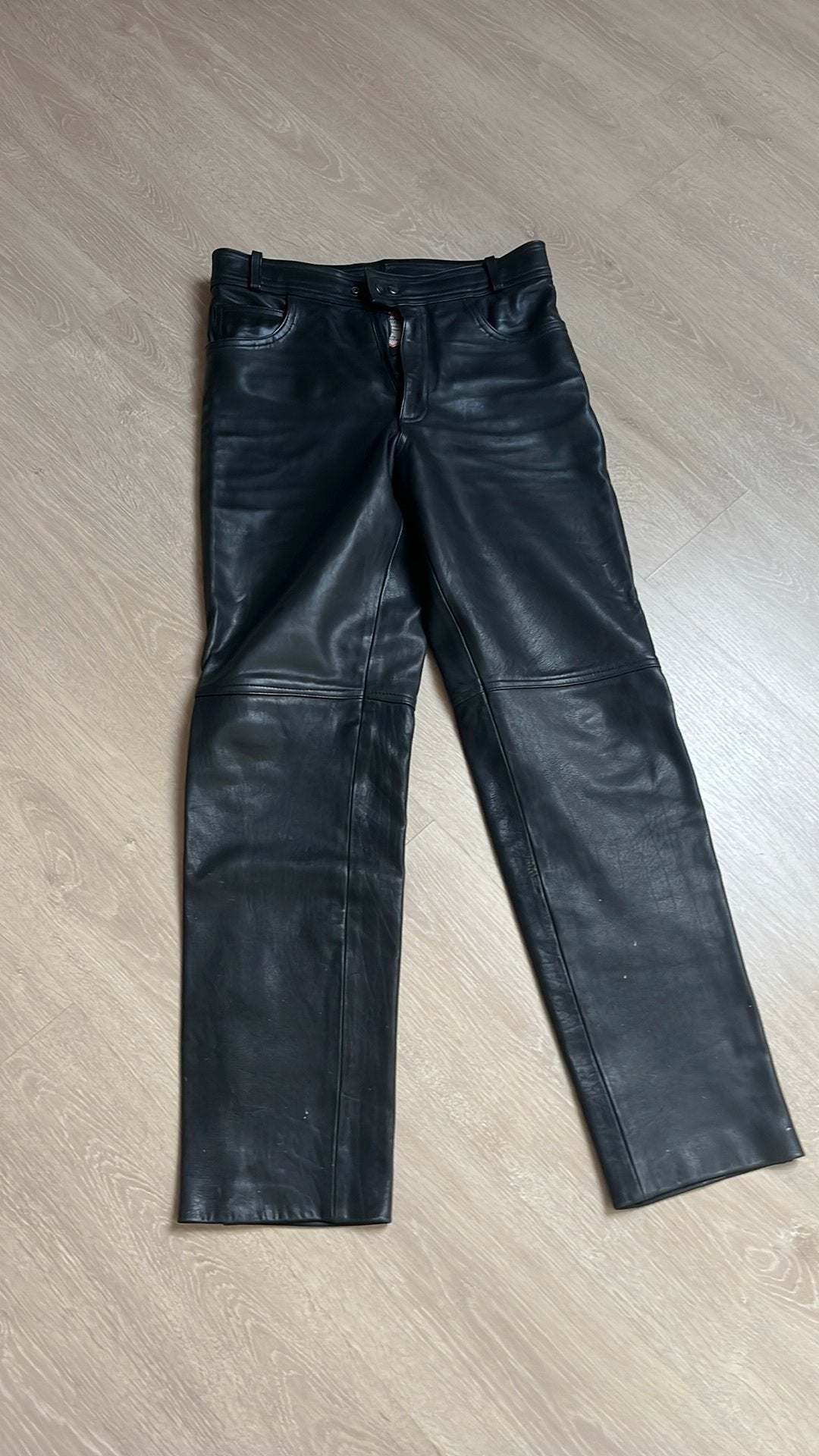 Motorbroek richa maat 52 echt leder moto, Motoren, Ophalen of Verzenden, Tweedehands, Dames, Broek | leer
