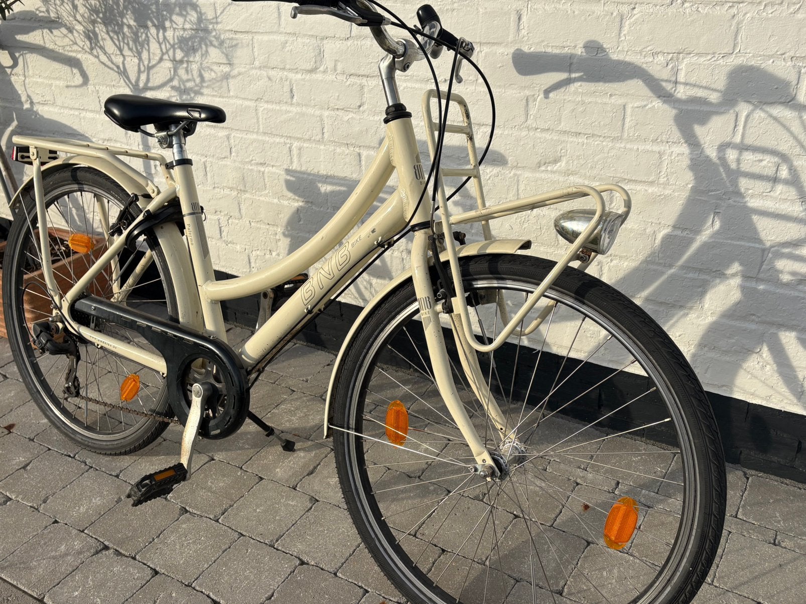 Meisjesfiets 26 inch, Gebruikt, Velgrem, Handrem, Ophalen