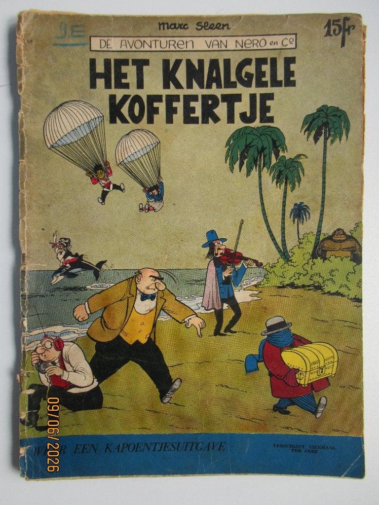 nero...nr.28...het knalgele koffertje..........1st druk 1959, Boeken, Ophalen of Verzenden, Gelezen