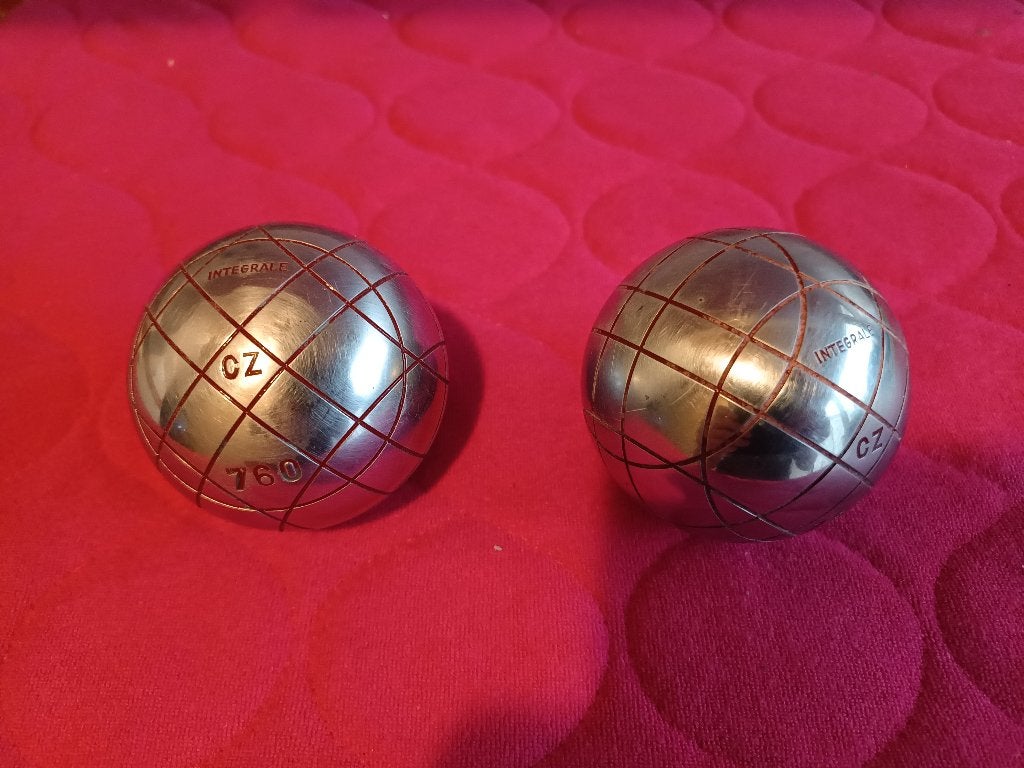 Petanqueballen INTEGRALE, Sports & Fitness, Bowling, Enlèvement, Comme neuf, Boule