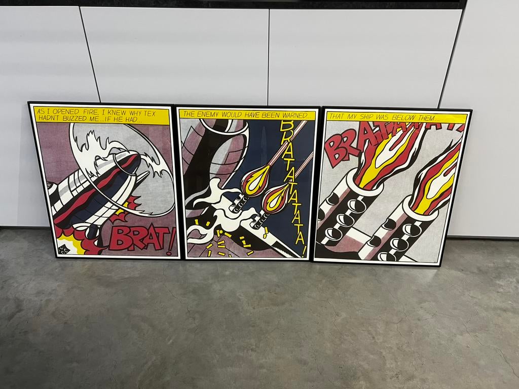 Roy lichtenstein 3luik, Enlèvement