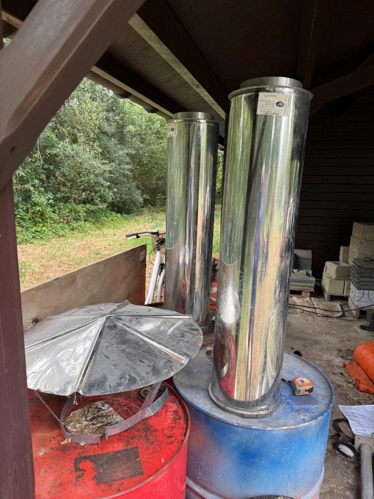 inox schouw buis, Ophalen, Nieuw