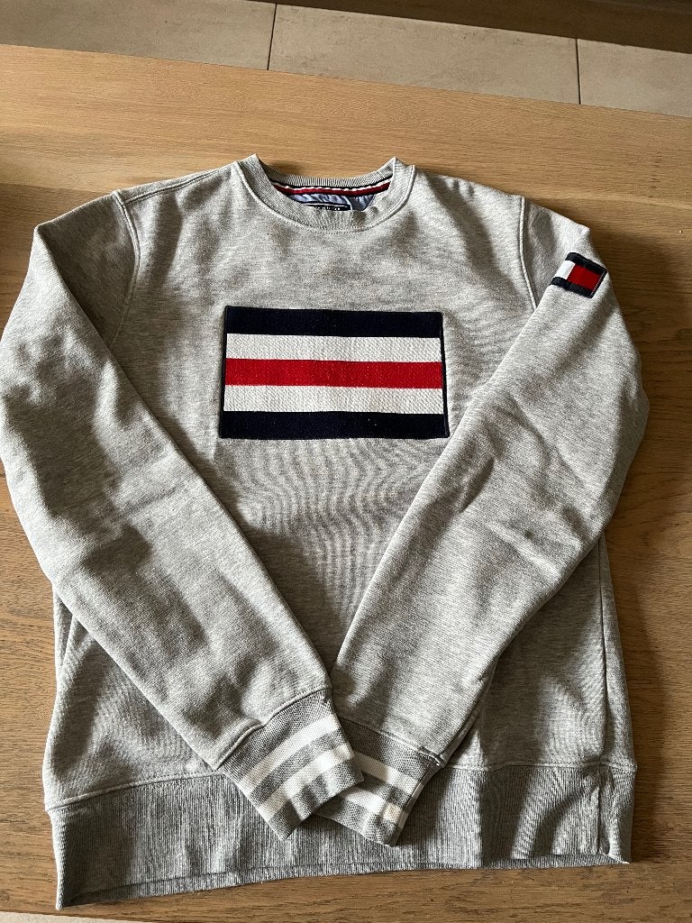 Sweater Tommy Hilfiger, Kleding | Heren, Ophalen of Verzenden, Zo goed als nieuw, Tommy hilfiger, Grijs