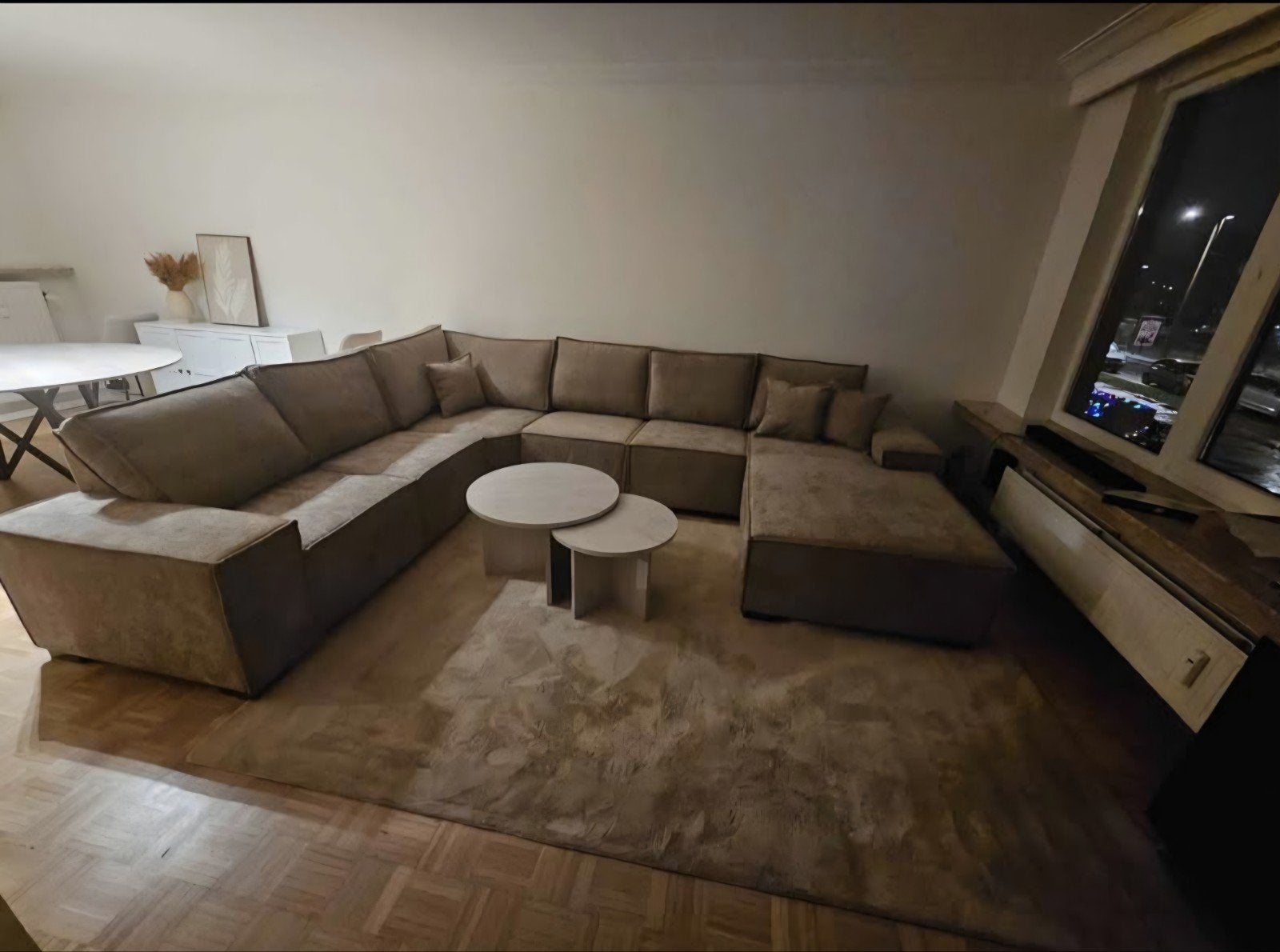 zetel uitstekende staat, Enlèvement, Comme neuf, Banc d'angle, Tissus
