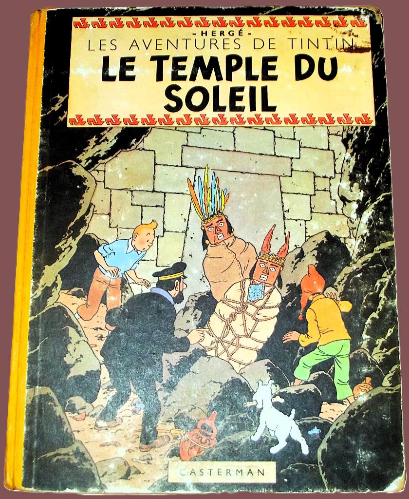 TINTIN Le temple du soleil, Livres, Une BD, Enlèvement, Utilisé, HERGE