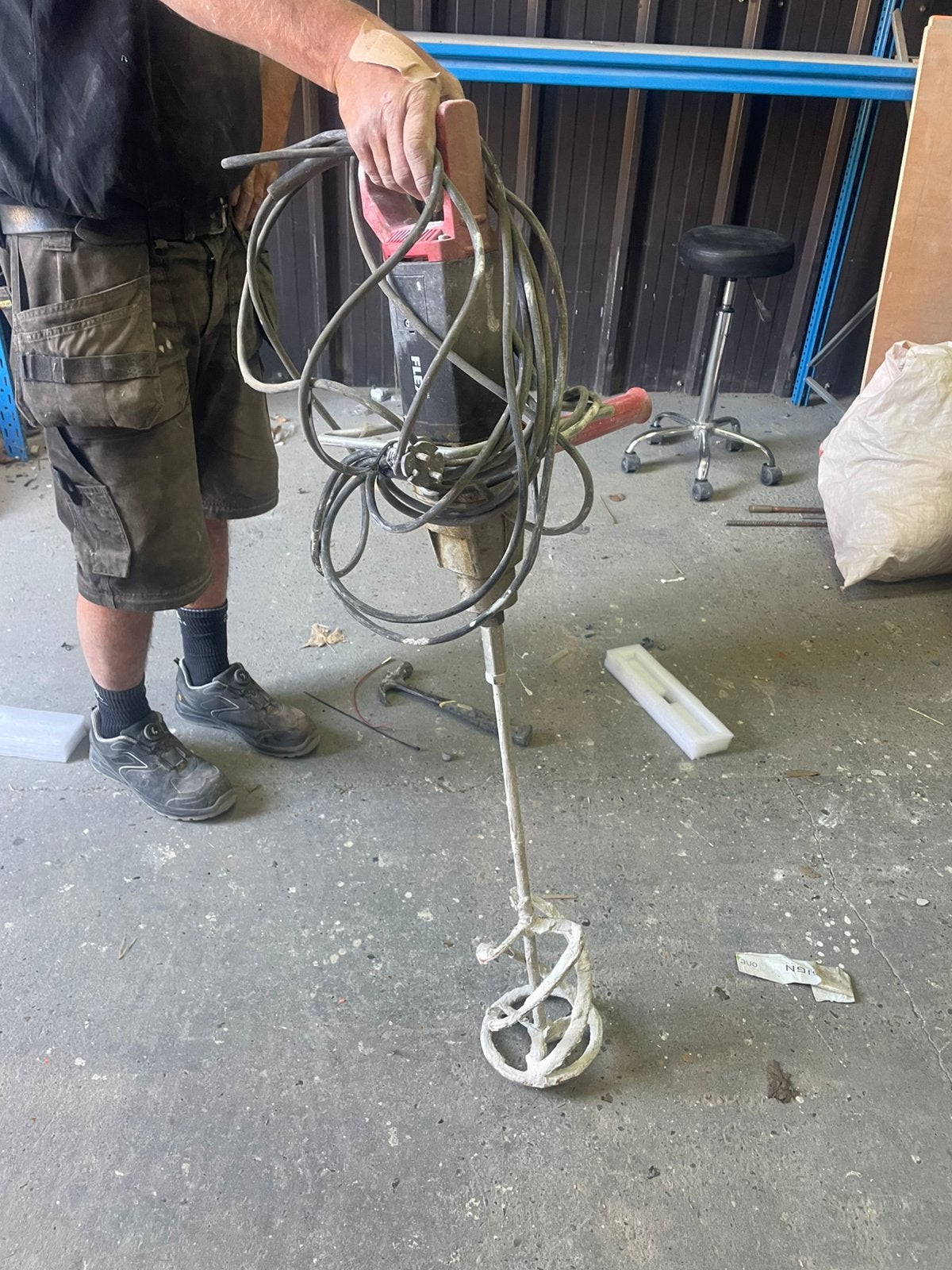 Grote mixer, Doe-het-zelf en Bouw, Betonmolens, Ophalen, Gebruikt