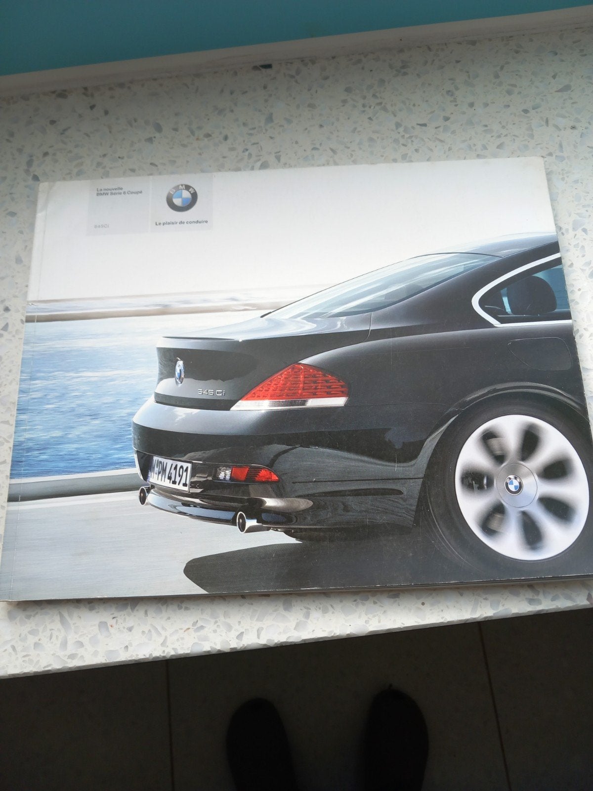Bmw 645, Enlèvement ou Envoi, Dépliant