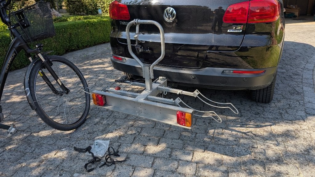 Porte vélo, Enlèvement, 2 vélos, Utilisé, Support d'attelage