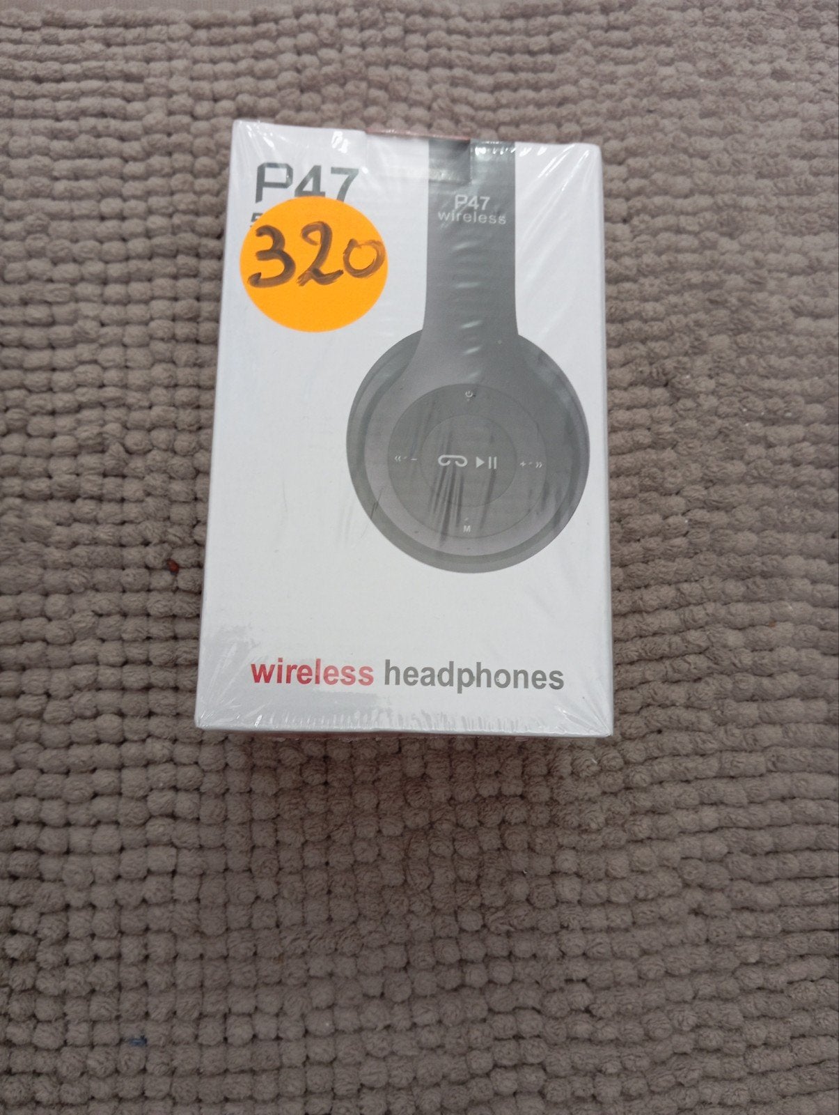 Goedkope P47 Draadloze Bluetooth Koptelefoon (Zwart) – NIEUW, Audio, Tv en Foto, Hoofdtelefoons, Nieuw, On-ear, Ophalen of Verzenden