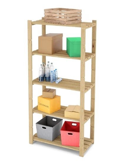 Houten rek, Huis en Inrichting, Kasten | Stellingkasten, Ophalen