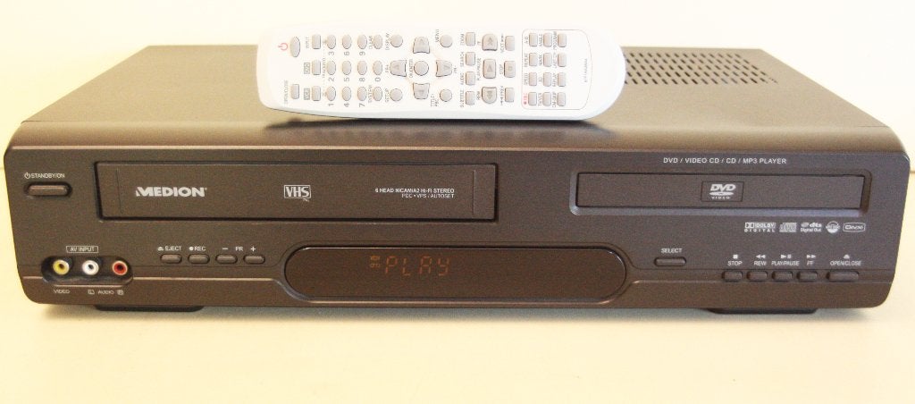 Medion Videorecorder & DVD In Eén Toestel / Met Afstandsbd, Enlèvement ou Envoi, Comme neuf