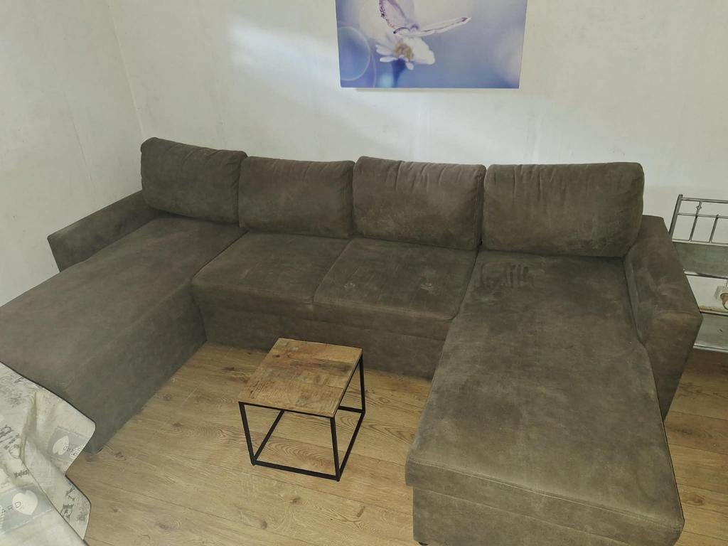 Canapé lit en U avec rangements., Enlèvement