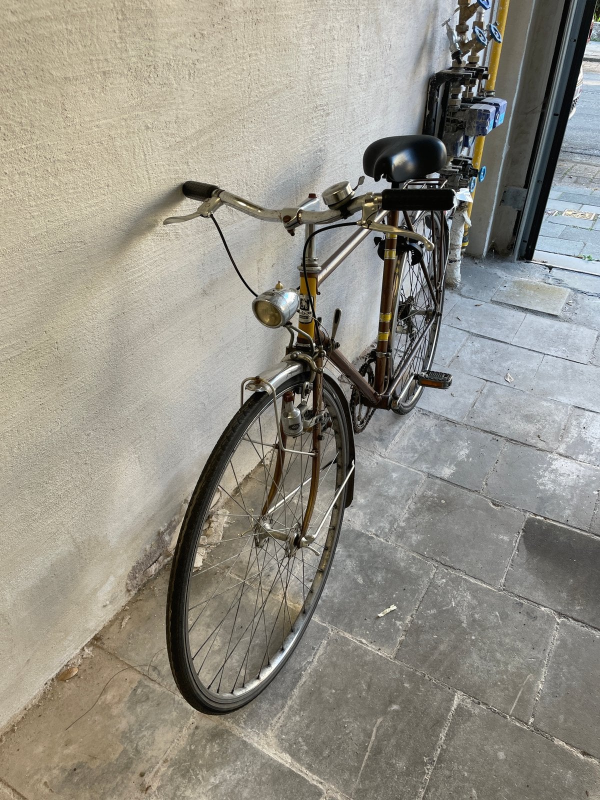 Retro fiets, Ophalen, Velgrem