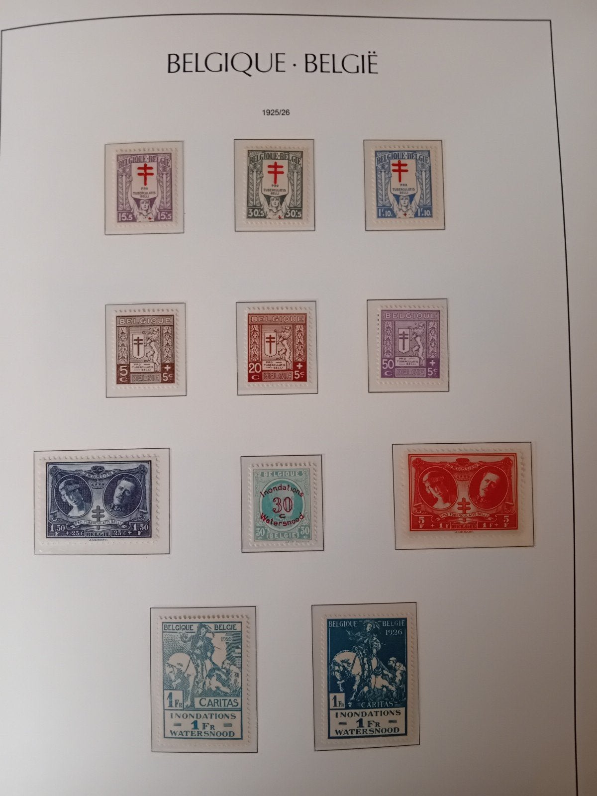 België postzegels nr 234/236-237/239-240/244** lot 21P, Postzegels en Munten, Postzegels | Europa | België, Verzenden, Postfris