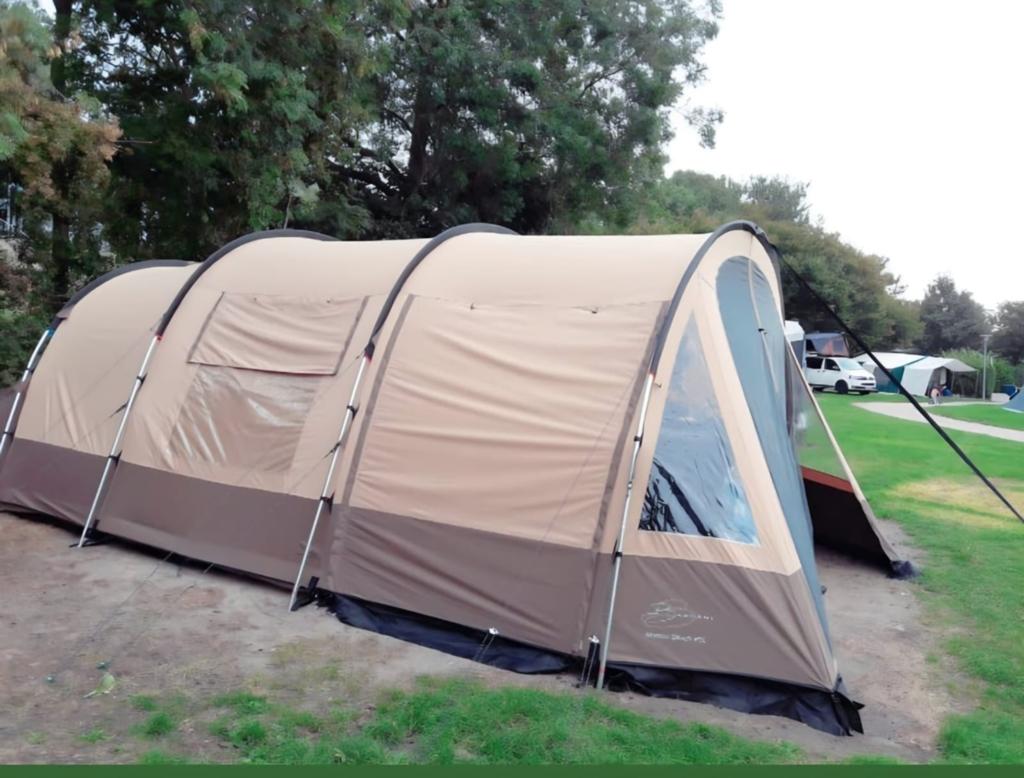 Bardani Mambo Beach 4 personen tent, Caravans en Kamperen, Tenten, Ophalen, Zo goed als nieuw