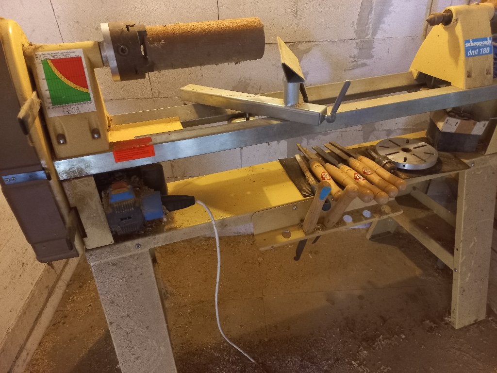 Scheppach dmt 180 houtdraaibank, Doe-het-zelf en Bouw, Ophalen, Gebruikt, Houtdraaibank, 1000 mm of meer