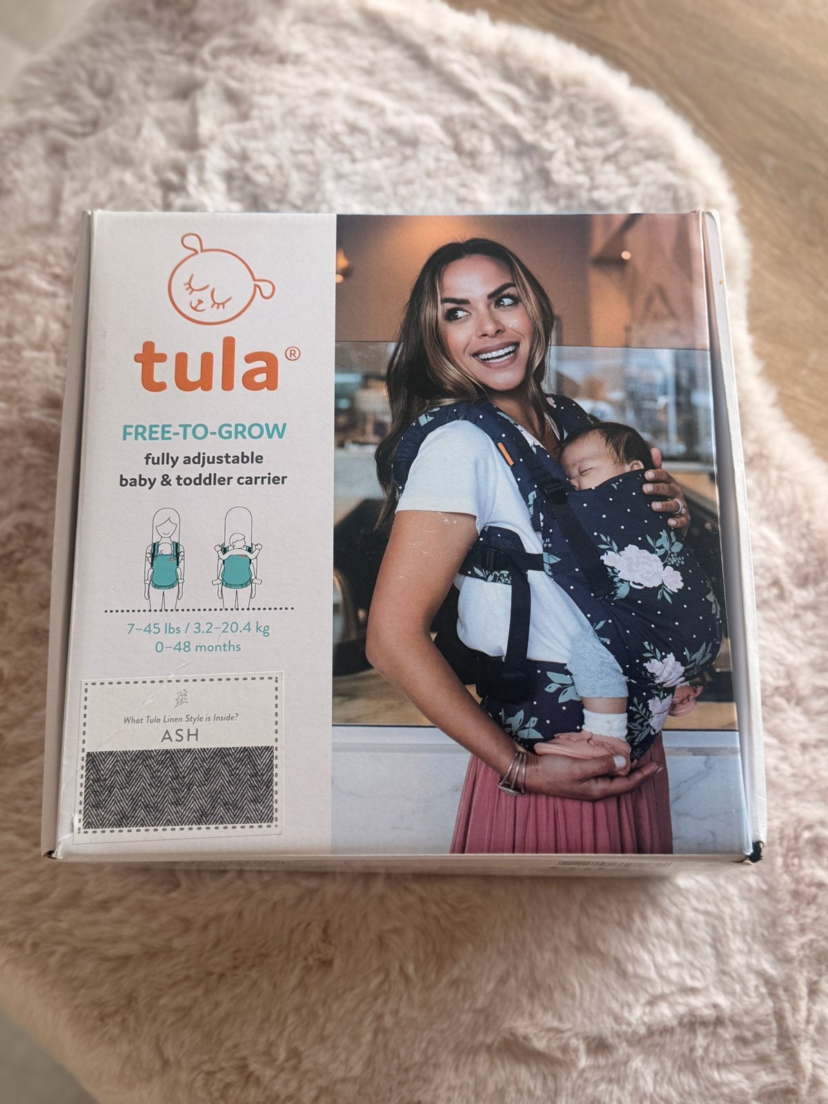 Draagzak Tula Free-to-Grow mét fleece cover Little Frog, Enfants & Bébés, Porte-bébés & Écharpe porte bébé, Enlèvement ou Envoi