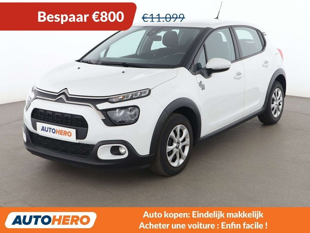 Citroën C3 1.2 PureTech YOU (bj 2022), Auto's, Voorwielaandrijving, Stof, Gebruikt, 1199 cc