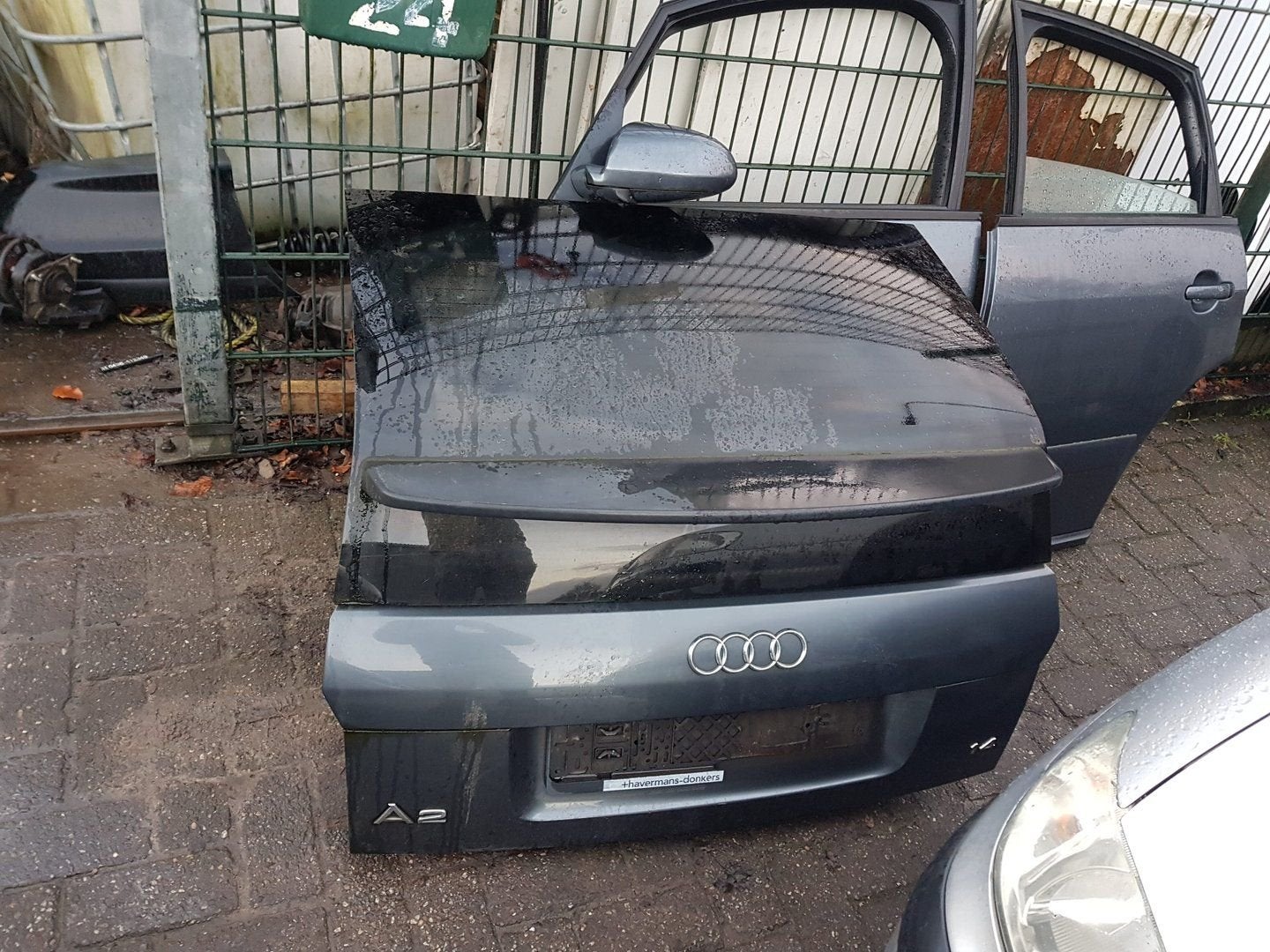 AUDI A  2  ACHTERKLEP COMPLEET BJ 2005, Gebruikt, -, Ophalen of Verzenden, Achter