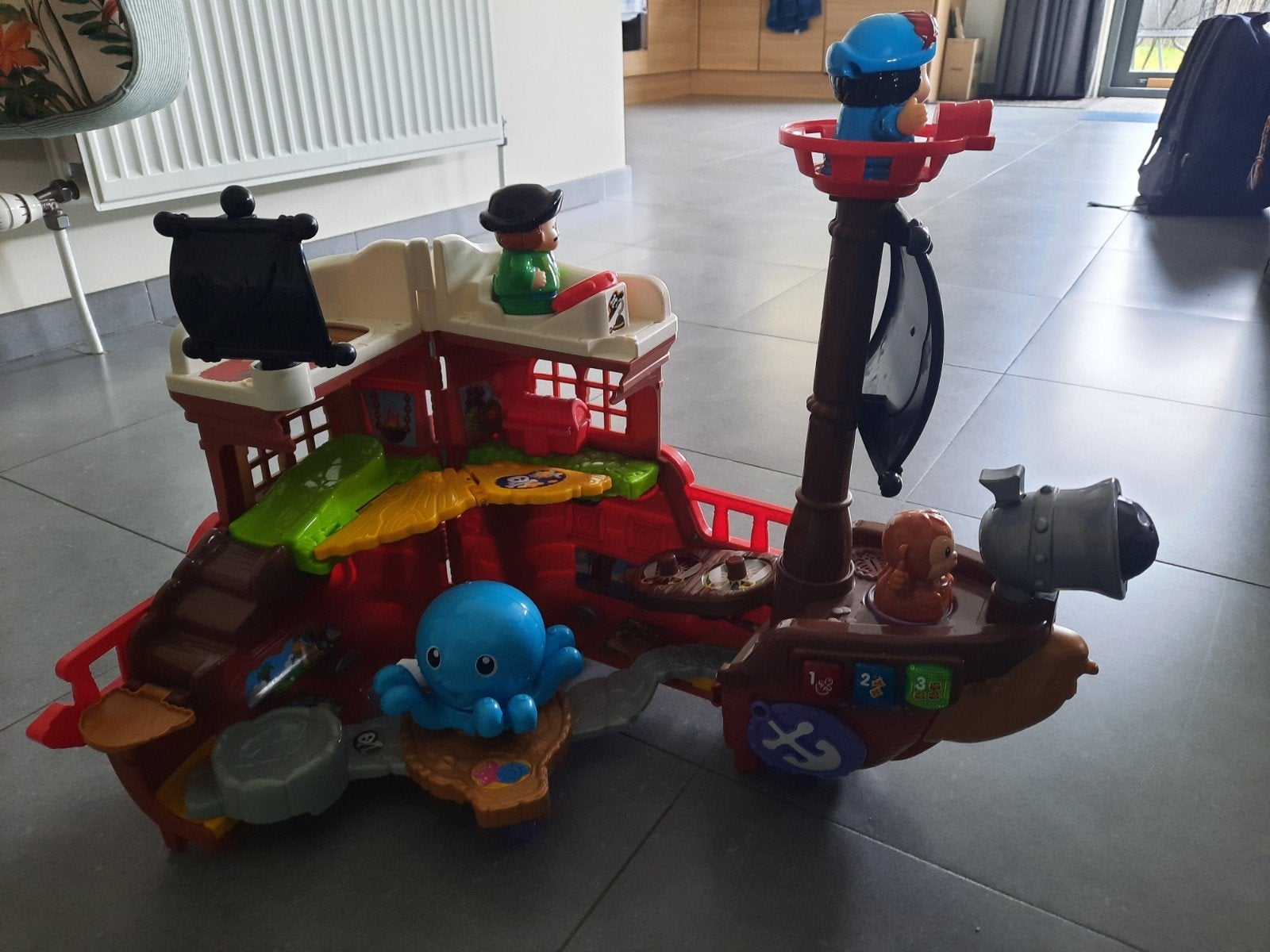 Vtech piratenboot., Kinderen en Baby's, Ophalen, Zo goed als nieuw