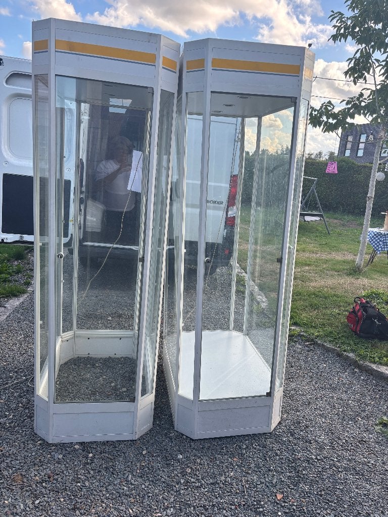 Vitrinekast, Ophalen, 200 cm of meer, 50 tot 100 cm, Glas