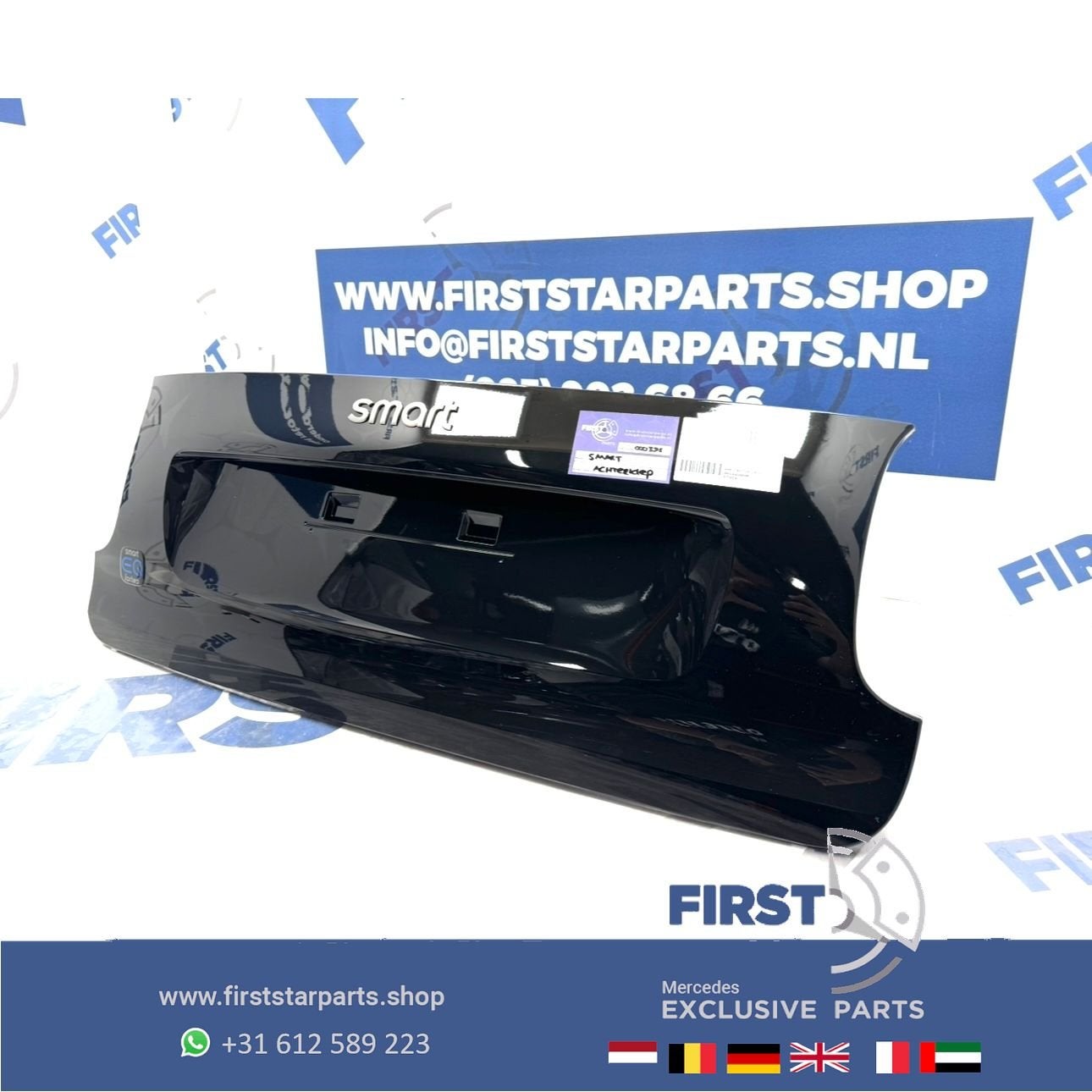 SMART ACHTERKLEP A4537407700 SMART CABRIO KOFFERKLEP Beplank, Arrière, -, Haillon arrière, Utilisé