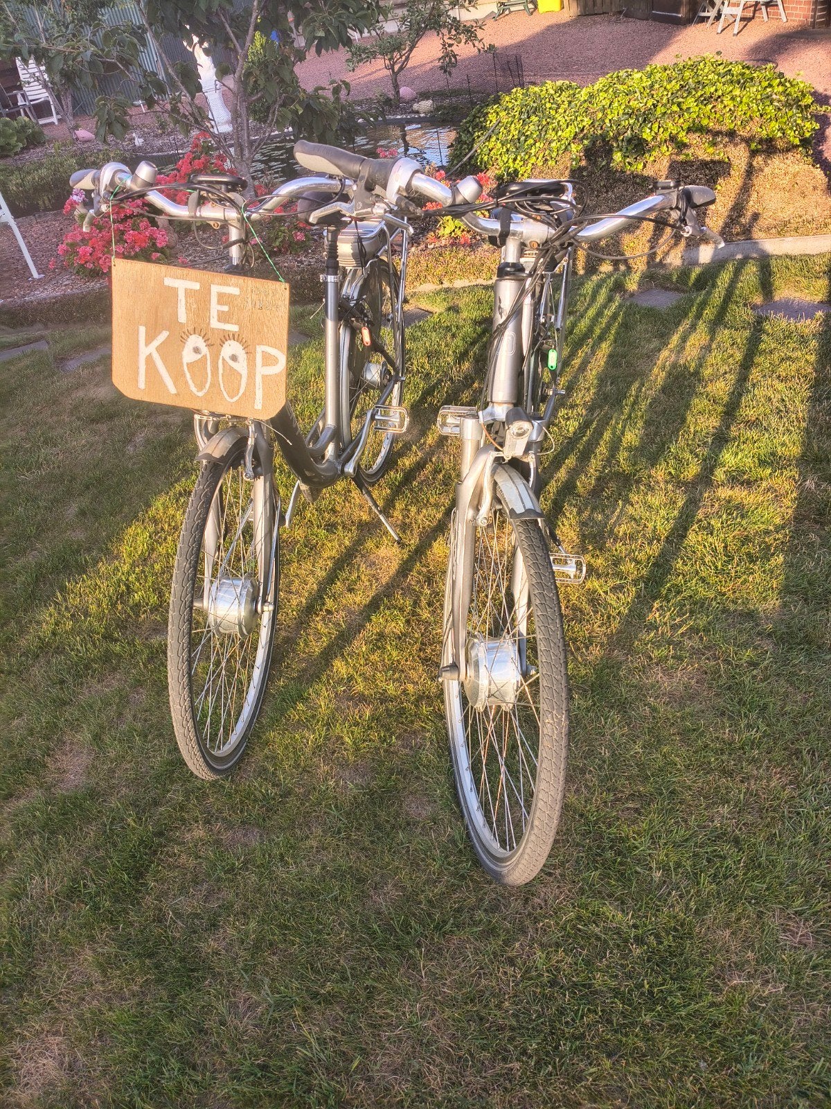 2 electrische fietsen, zie omschrijving, Fietsen en Brommers, Fietsen | Dames | Damesfietsen, Ophalen, Versnellingen