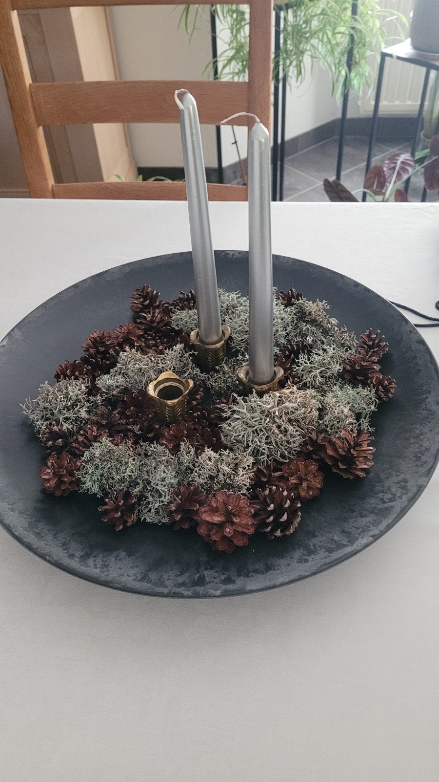 Schaal herfst., Ophalen, Gebruikt, Natuurlijk materiaal