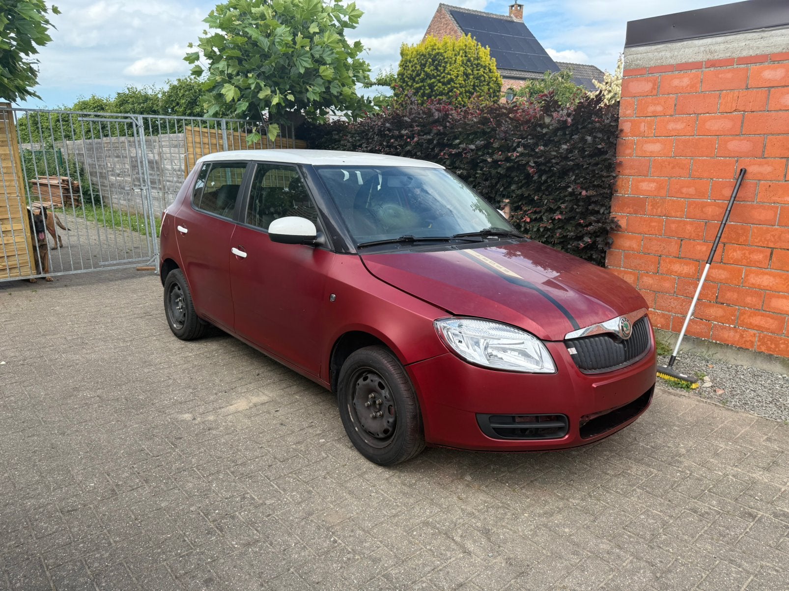 Skoda fabia benzine, Particulier, Fabia, Rood, Te koop