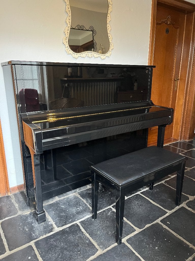 Essex EUP123E PE Zwart hoogglans, Musique & Instruments, Enlèvement ou Envoi, Brillant, Comme neuf, Piano