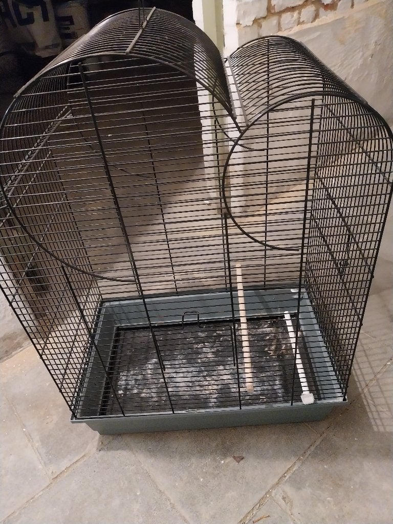 Groot vogelkooi met toebehoren..., Enlèvement, Utilisé, Cage à oiseaux