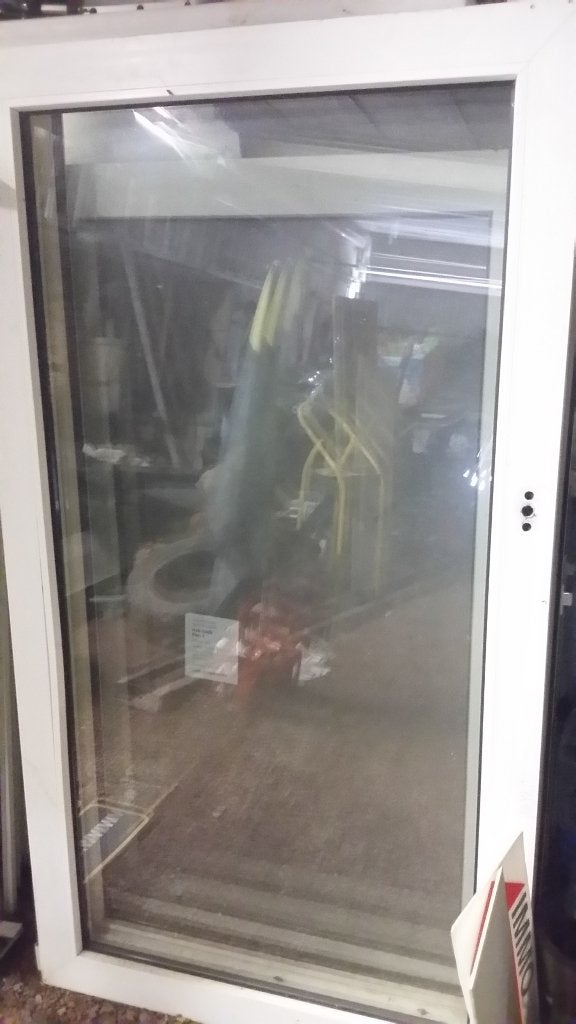 Vaste PVC-KOZIJNEN MET DUBBELE BEGLAZING., Ophalen, Dubbelglas
