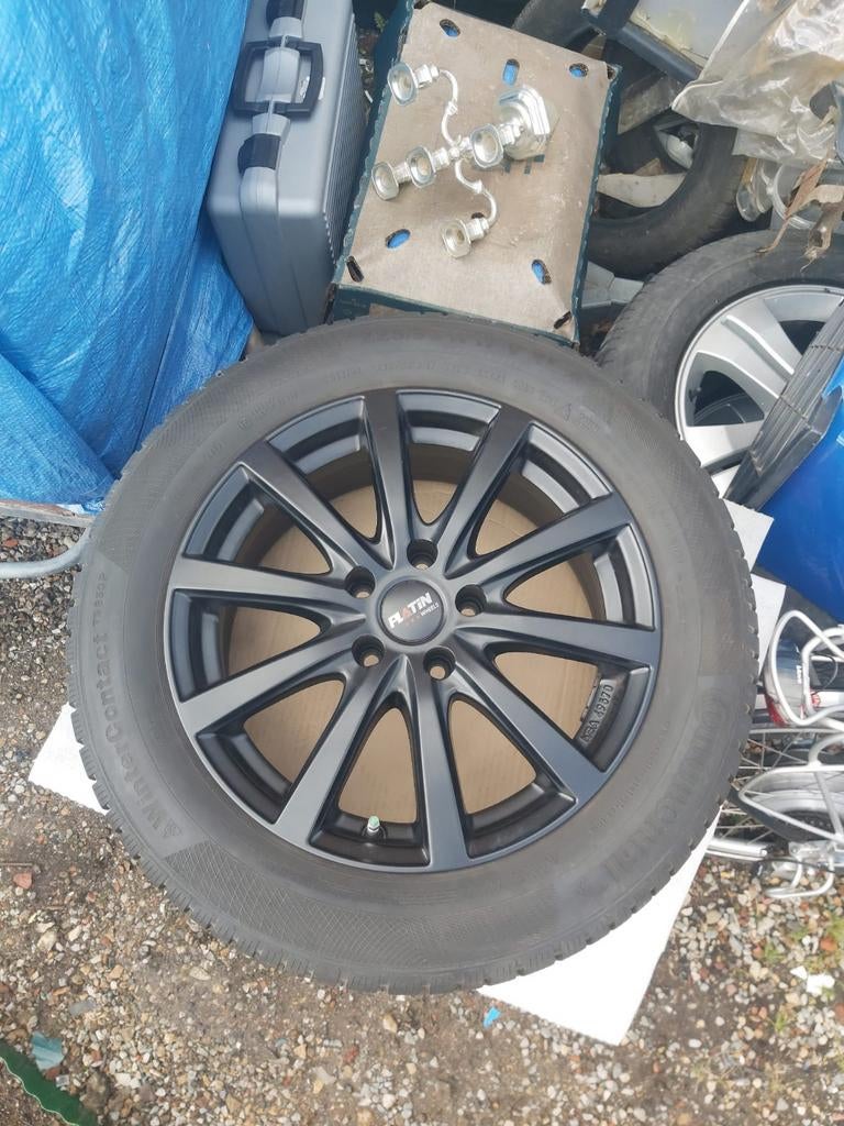4 autobanden van Platin wheels, Ophalen, Zo goed als nieuw