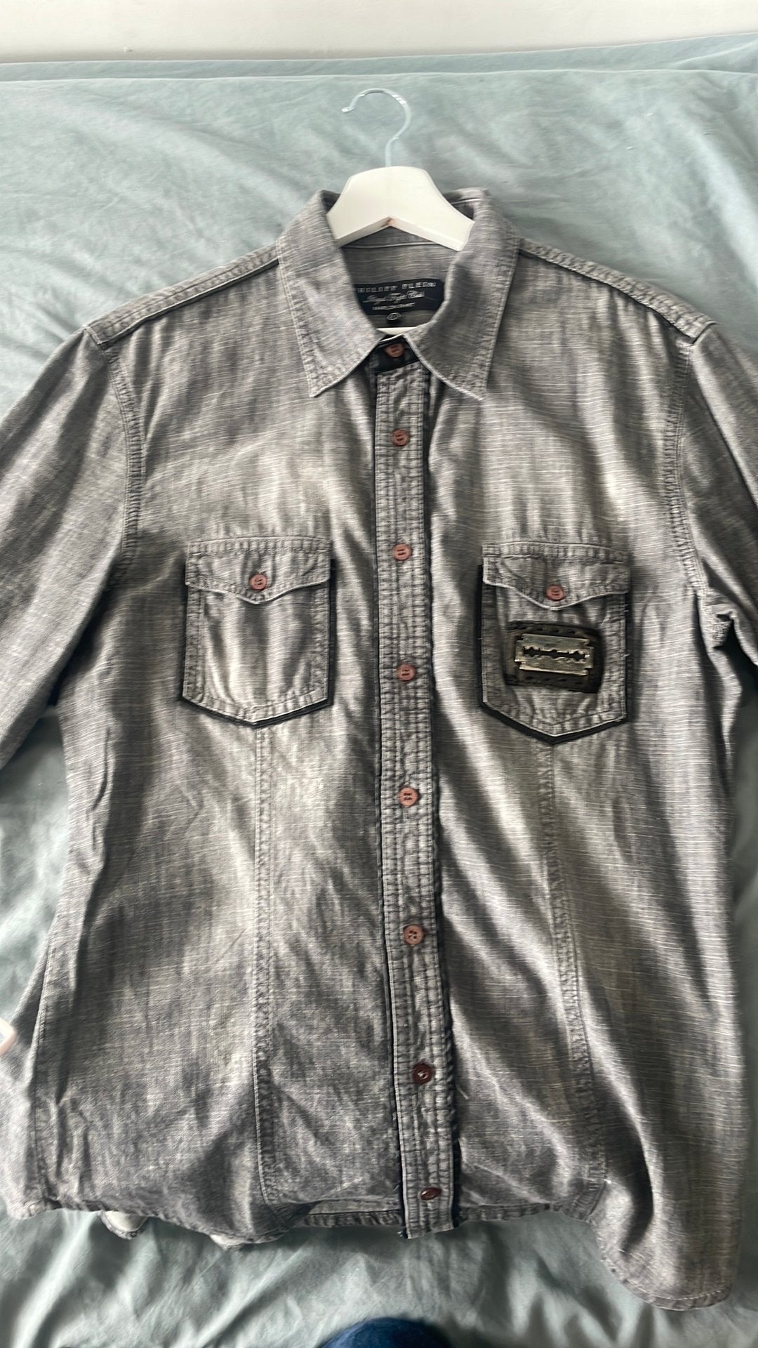 Philipp plein, Vêtements | Hommes, Envoi, Comme neuf, Gris, Tour de cou 41/42 (L)