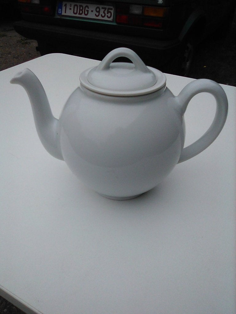 Pillivuyt Theepot Porselein AFHALING LEES BESCHRIJVING, Huis en Inrichting, Ophalen, Overige merken, Zo goed als nieuw, Porselein