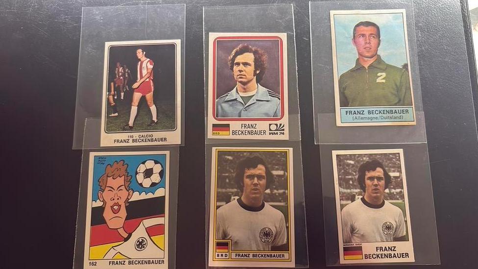 Franz Beckenbauer Stickers Collections Panini 1970, Ophalen of Verzenden, Zo goed als nieuw, Meerdere stickers