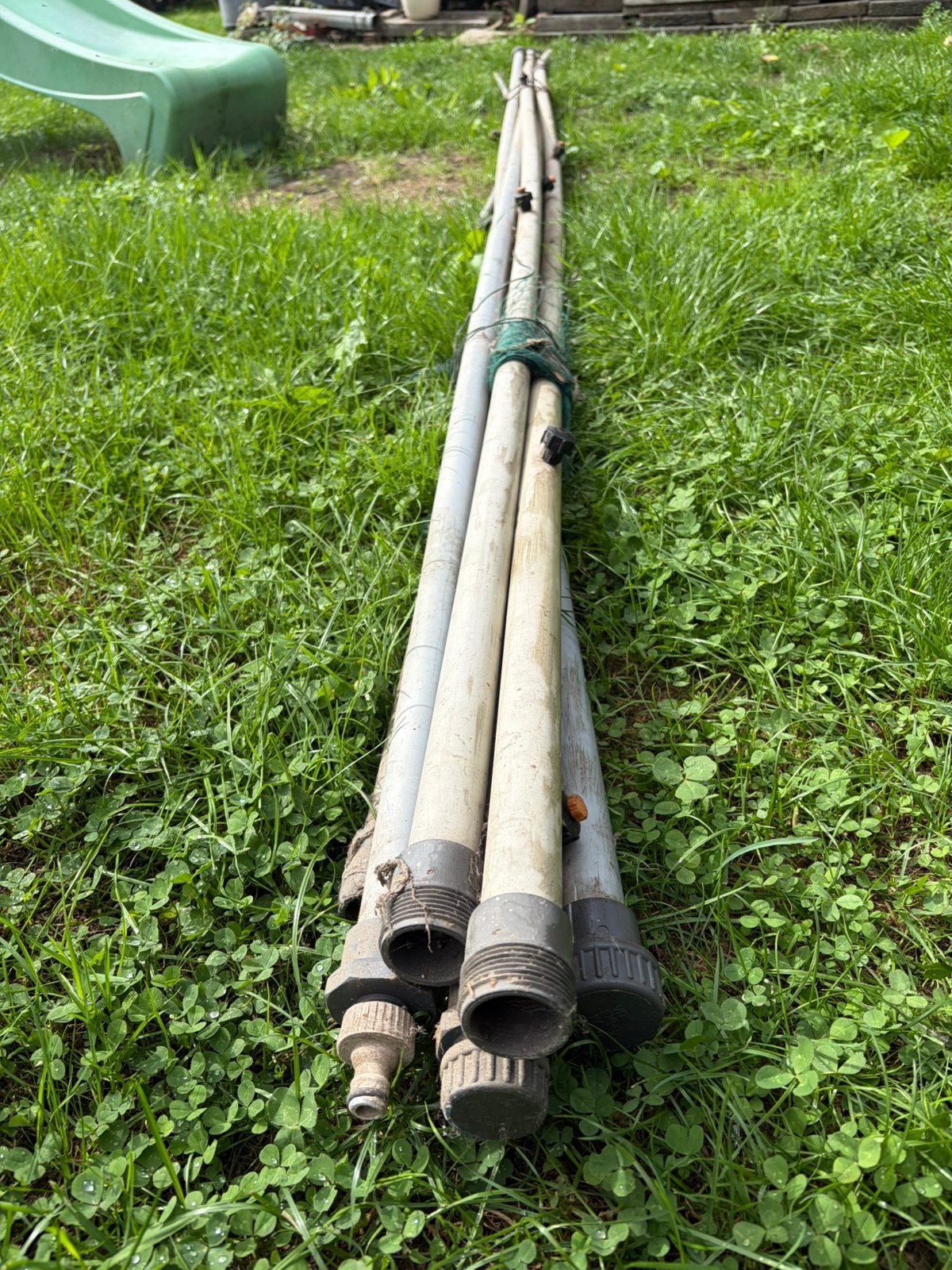 Tuyaux d'irrigation professionnels de 26 m   + raccords », Enlèvement, Utilisé