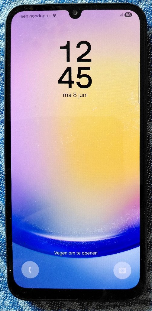 Galaxy A25 5G Als nieuw, Telecommunicatie, Zwart, Ophalen of Verzenden, Zo goed als nieuw, Zonder simlock