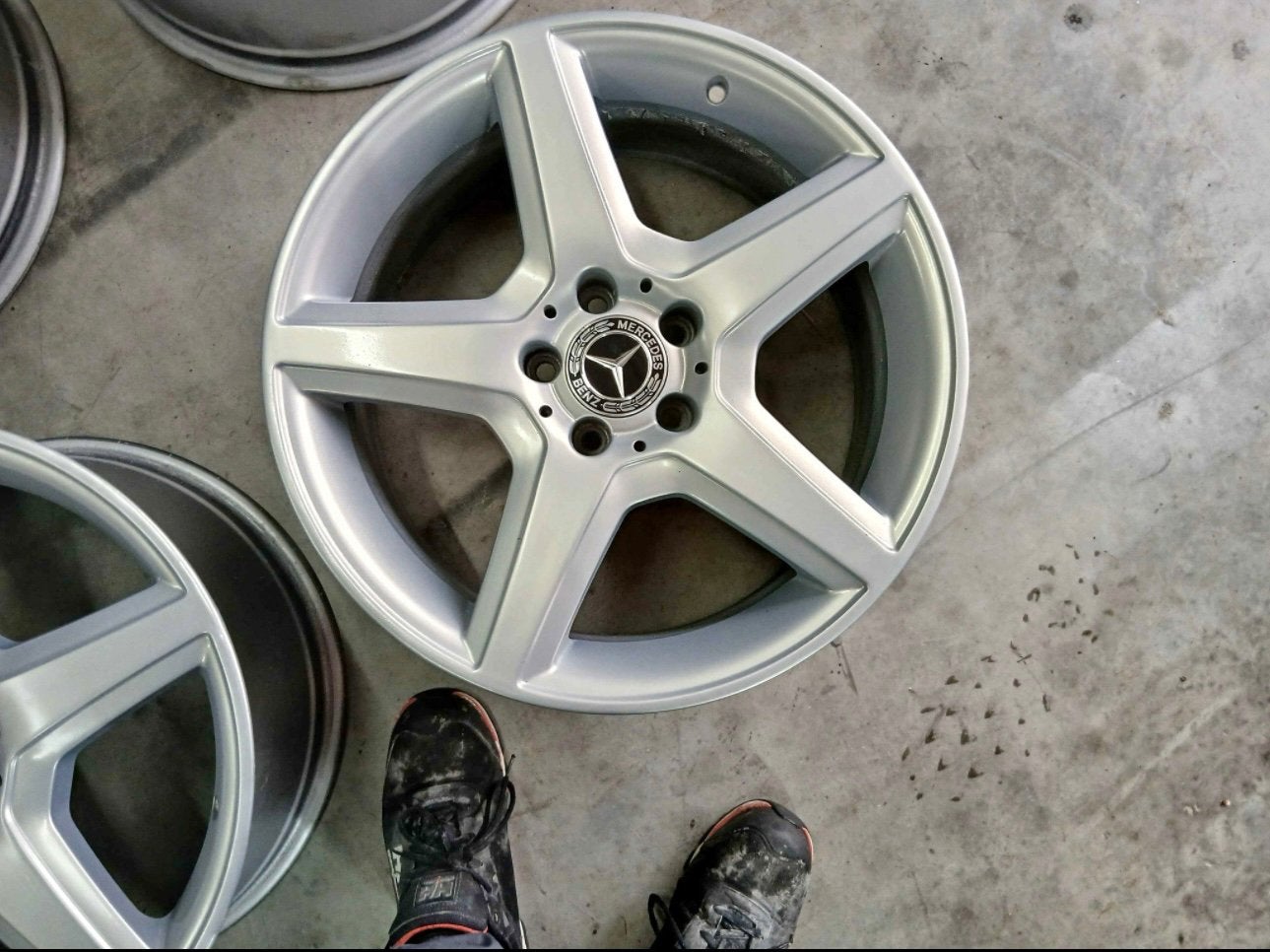 Jantes Mercedes 18´ 5x112 avec pneus, Neuf, Pneus et Jantes, 18 pouces, Enlèvement