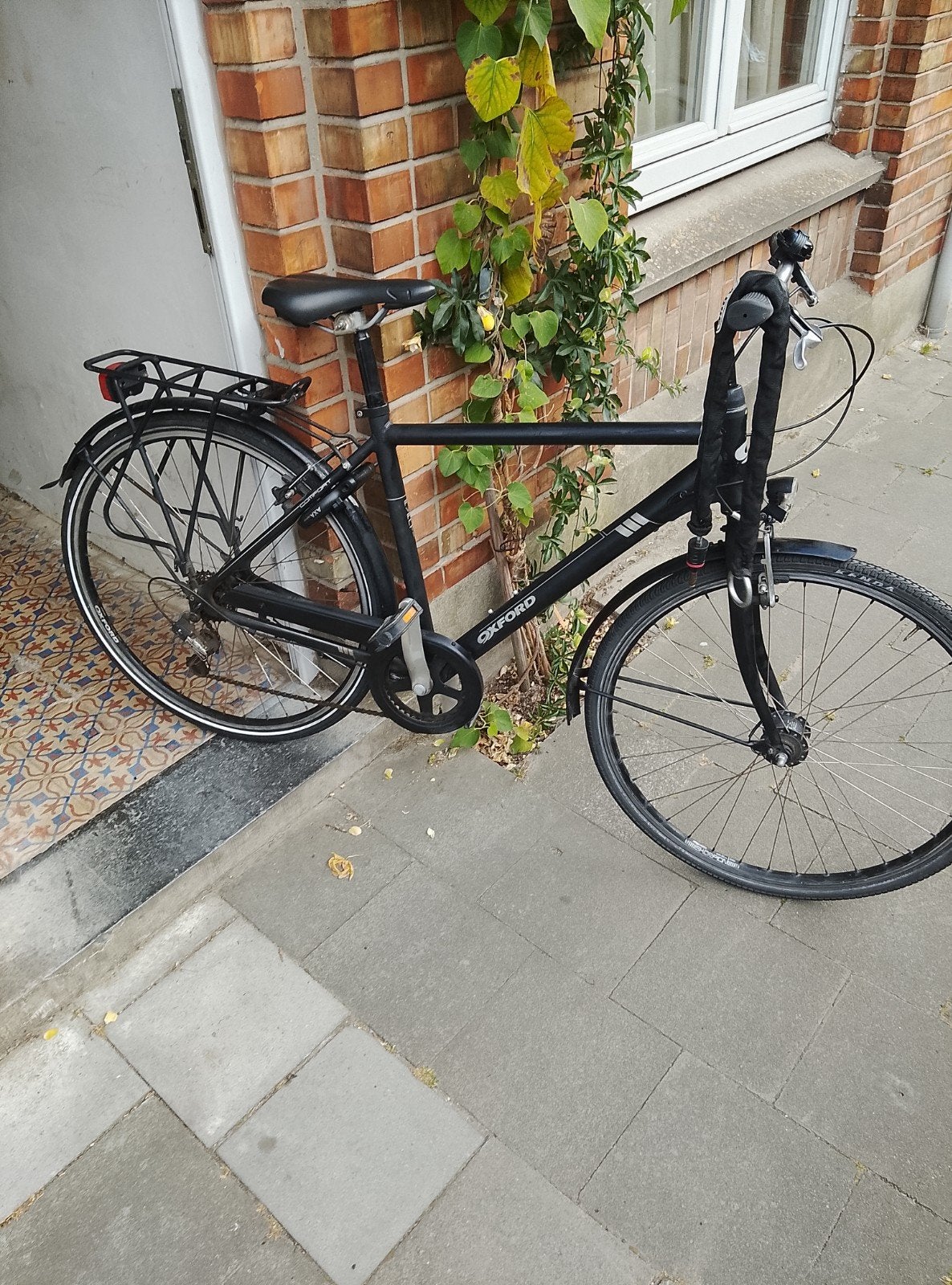herenfiets Oxford, Ophalen