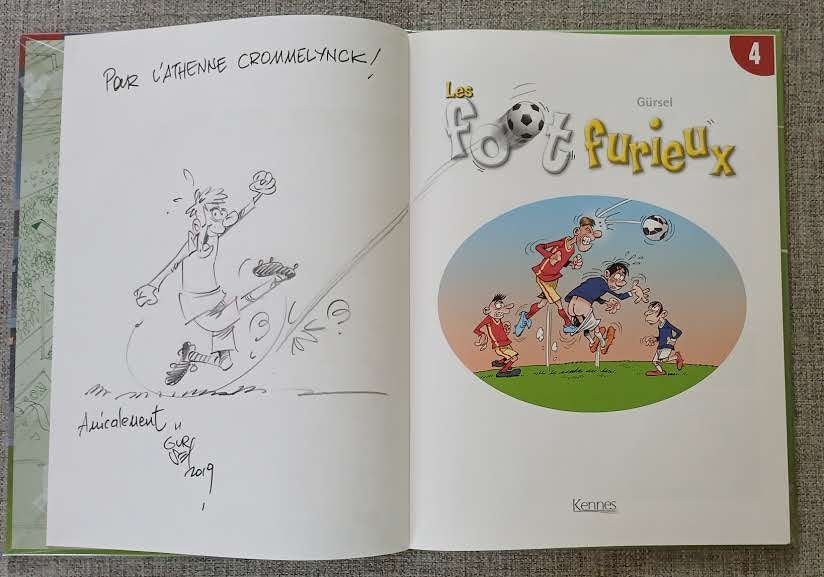 BD Les Foot furieux 4 Gürsel Dédicace Neuf, Livres, BD, Neuf, Une BD, Enlèvement ou Envoi