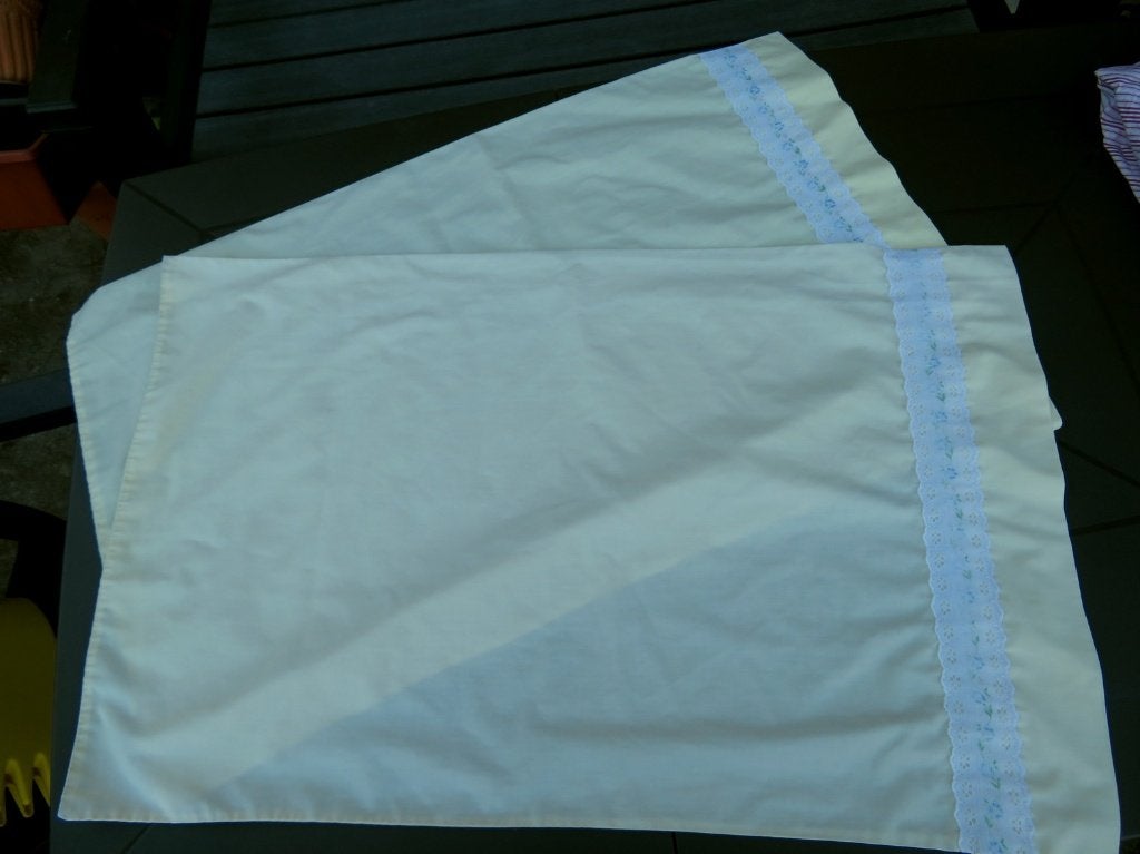 Lot de 2 taies d'oreiller, Oreiller, Jaune, Autres matériaux, Enlèvement