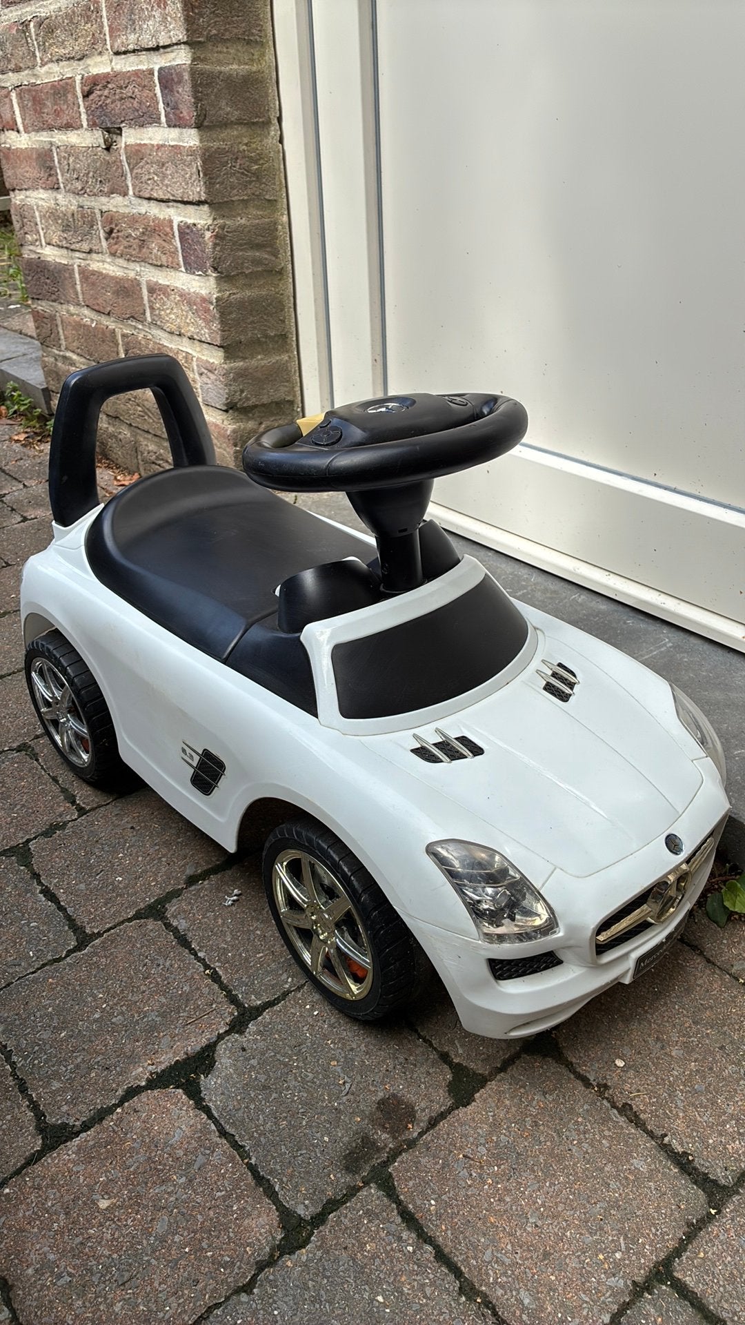 Voiture porteur blanche, Enfants & Bébés, Enlèvement, Comme neuf