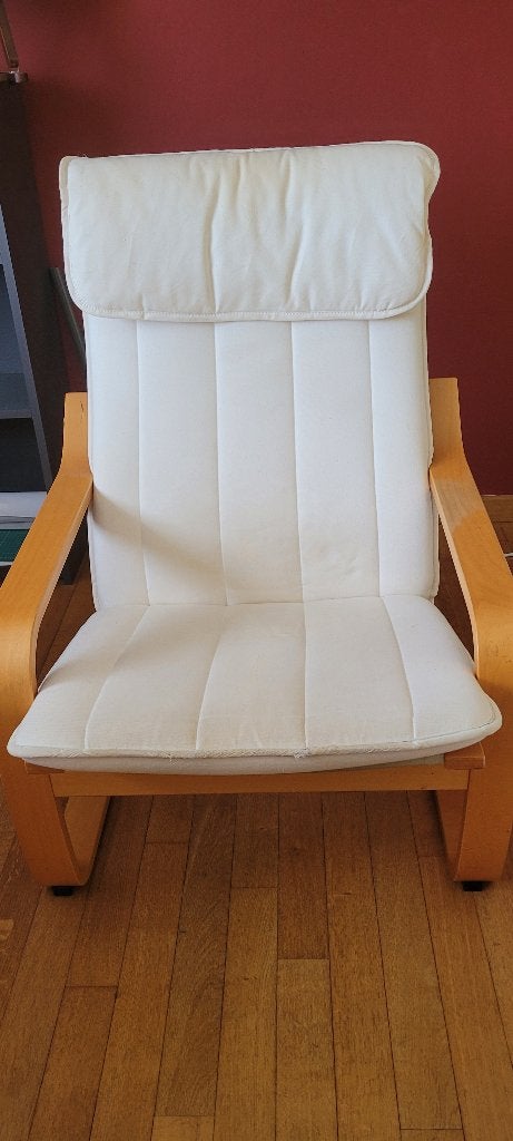 fauteuil, type relax, blanc, 2 identiques, Moins de 75 cm, Moins de 150 cm, Une personne, Enlèvement