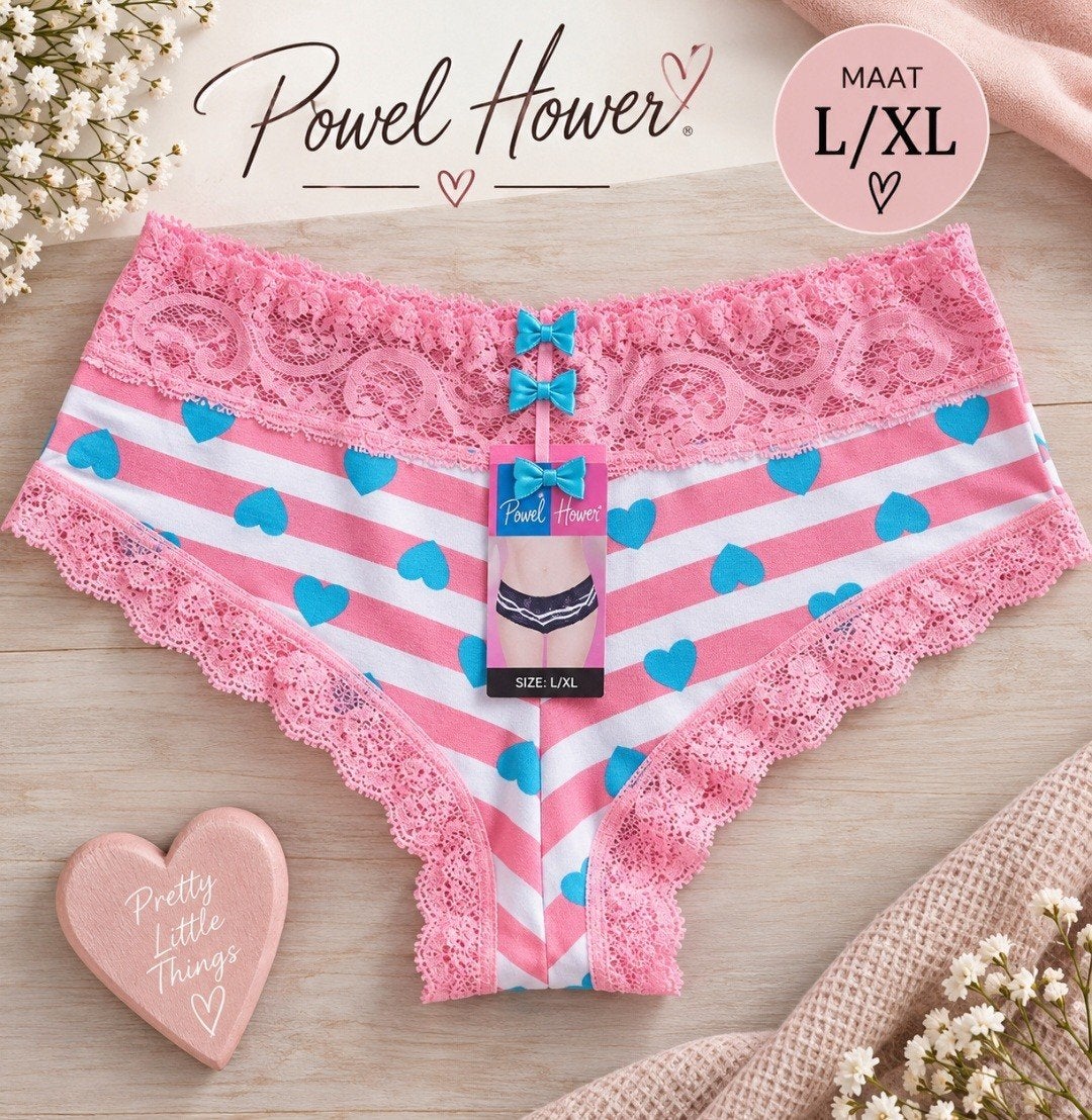 Le slip Powel Hower New pour femme, taille L/XL, convient à, Powel Hower, Enlèvement ou Envoi, Rose, Slip