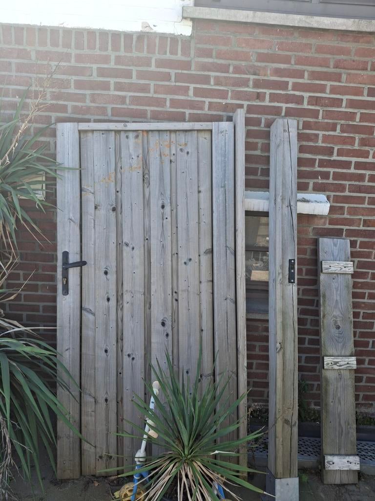 houten deur gratis, Tuin en Terras, Ophalen